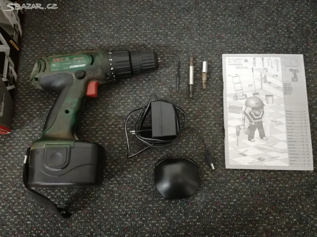 AKU vrtačka/šroubovák DWT ABS-9,6 E - 3