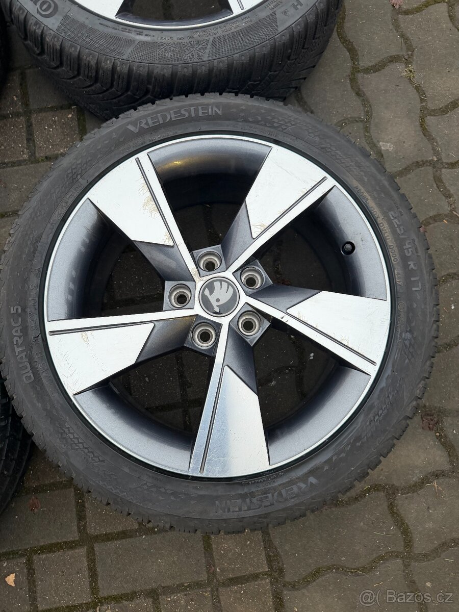 ORIGINÁL Alu Škoda NIVALIS R17, 5x112 - ZIMNÍ - 3