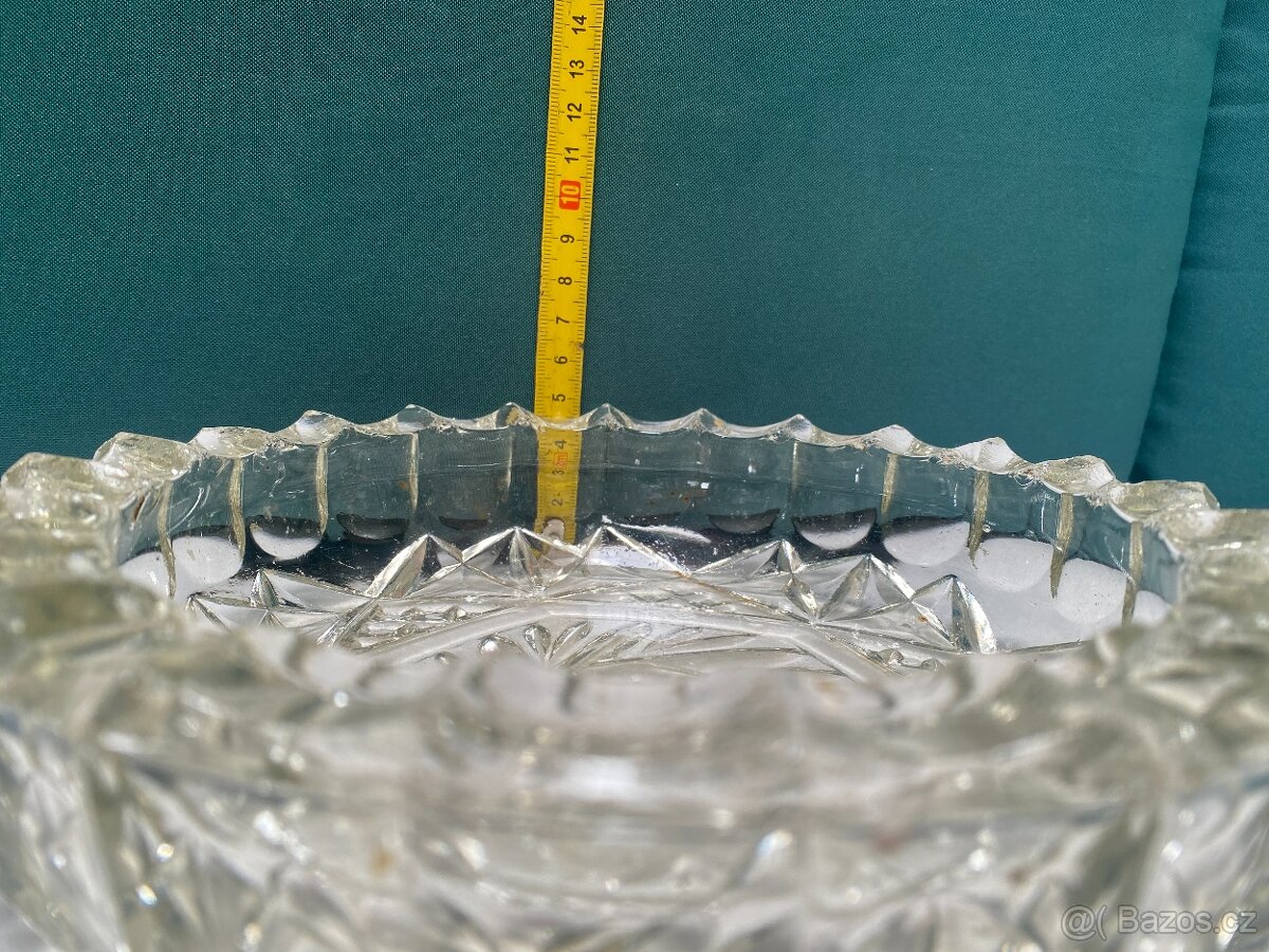 Retro skleněný popelník - 3