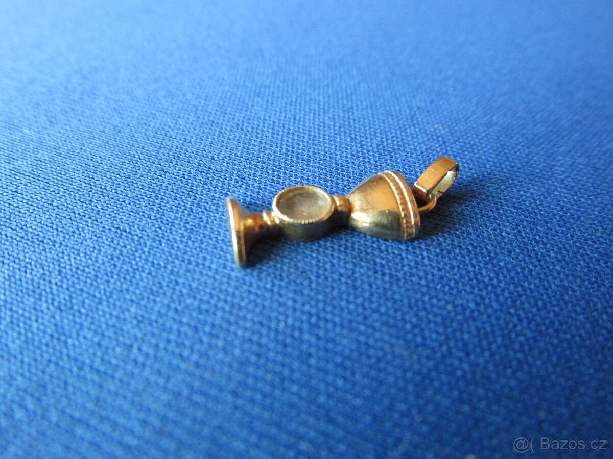 PŘÍVĚSEK KALICH – ZLATÝ - 3