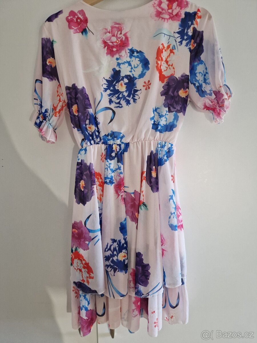 Dámské květované šaty velikost L - 3