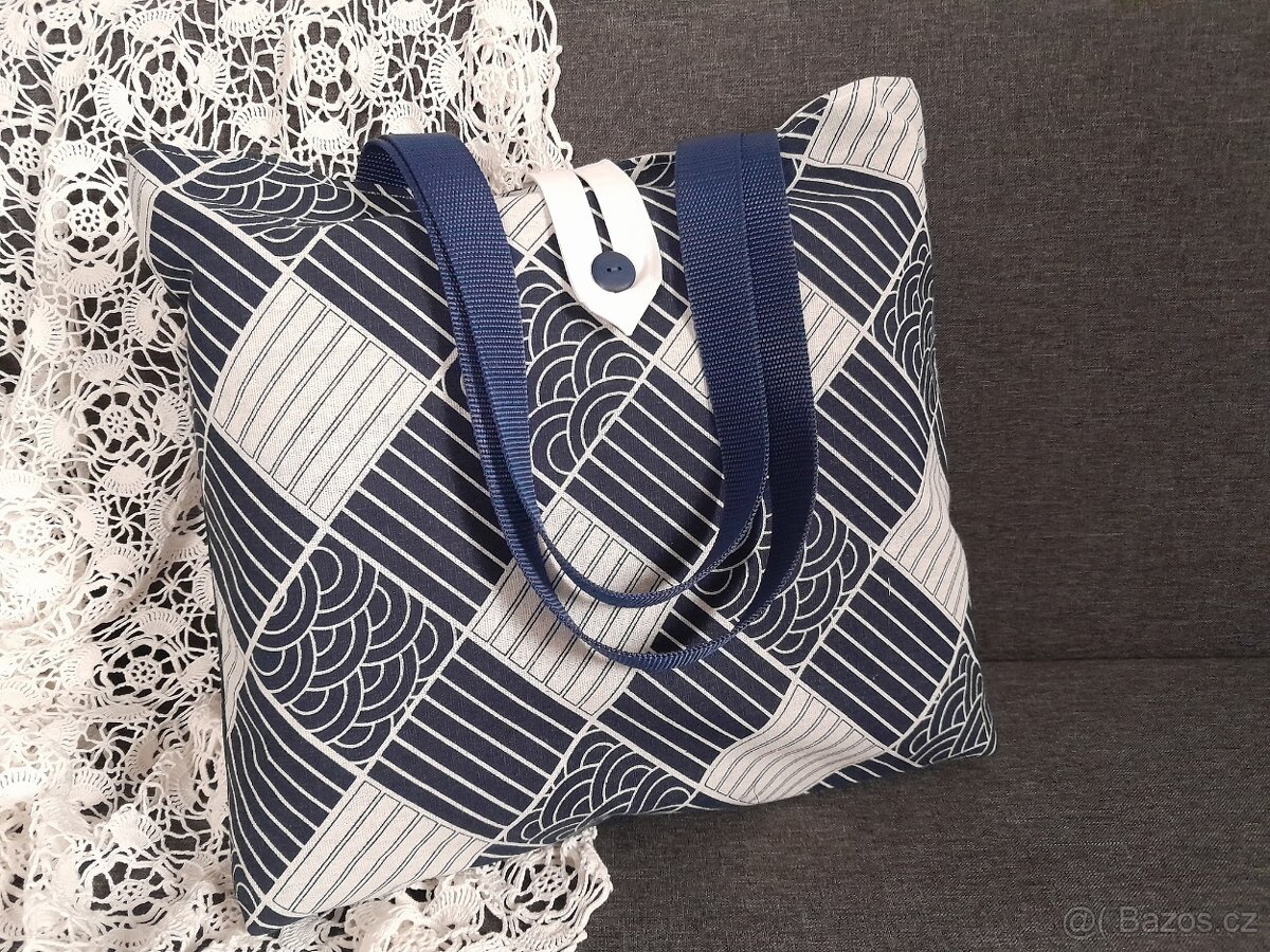 Taška....modro-bílá - 3