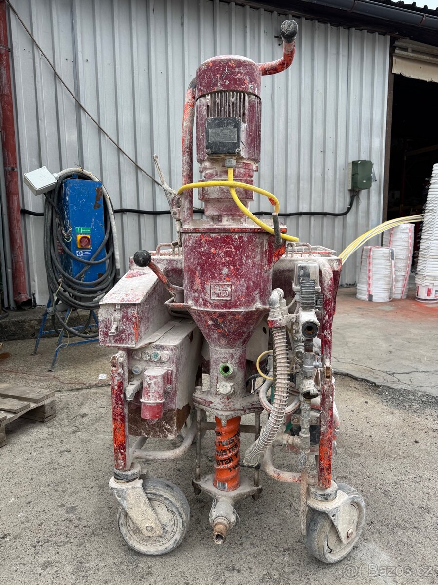 PFT Omítací stroj 380v použití po servisu - 3