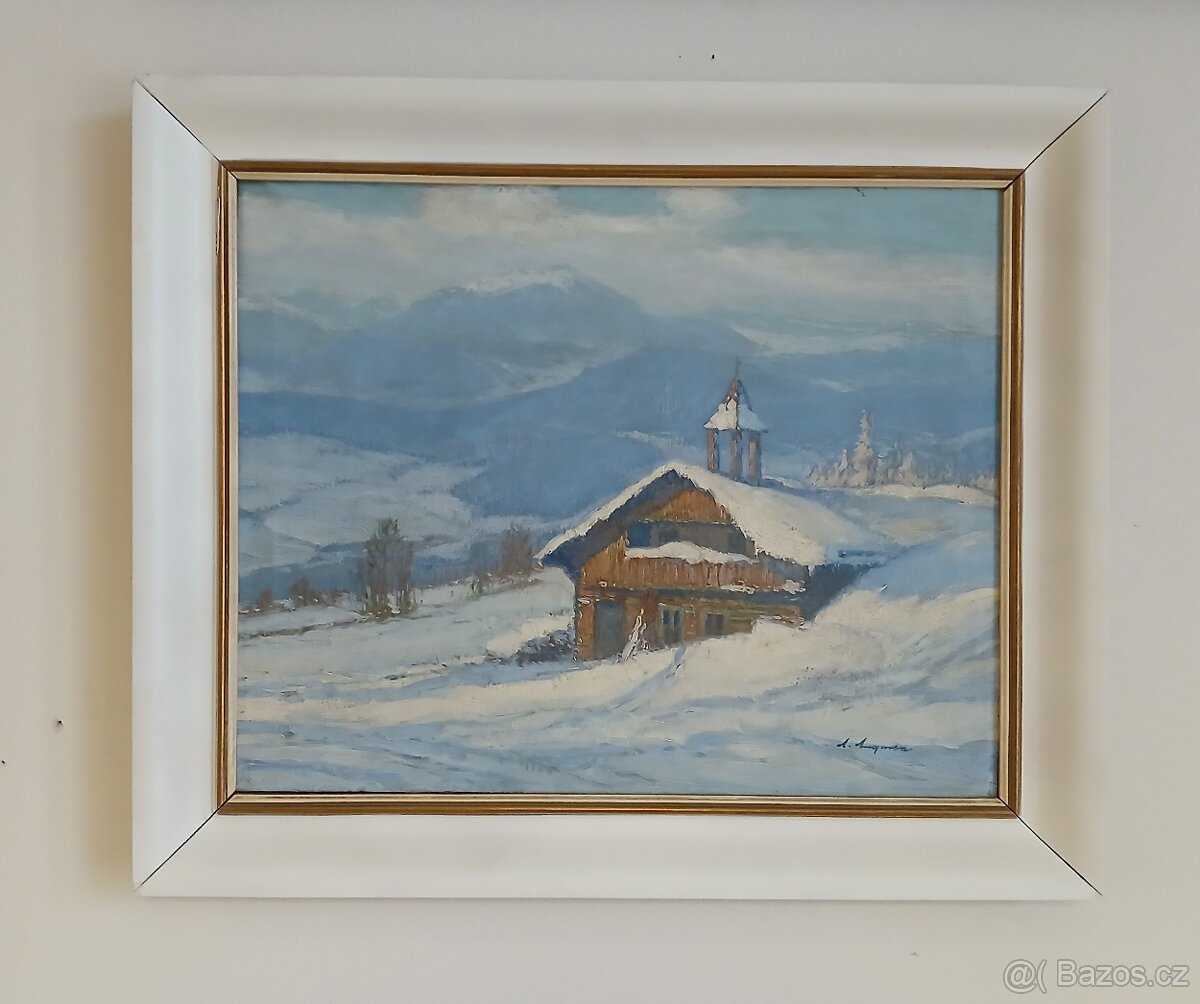 Antonín Augusta - Zima na samotě- Obraz - 3