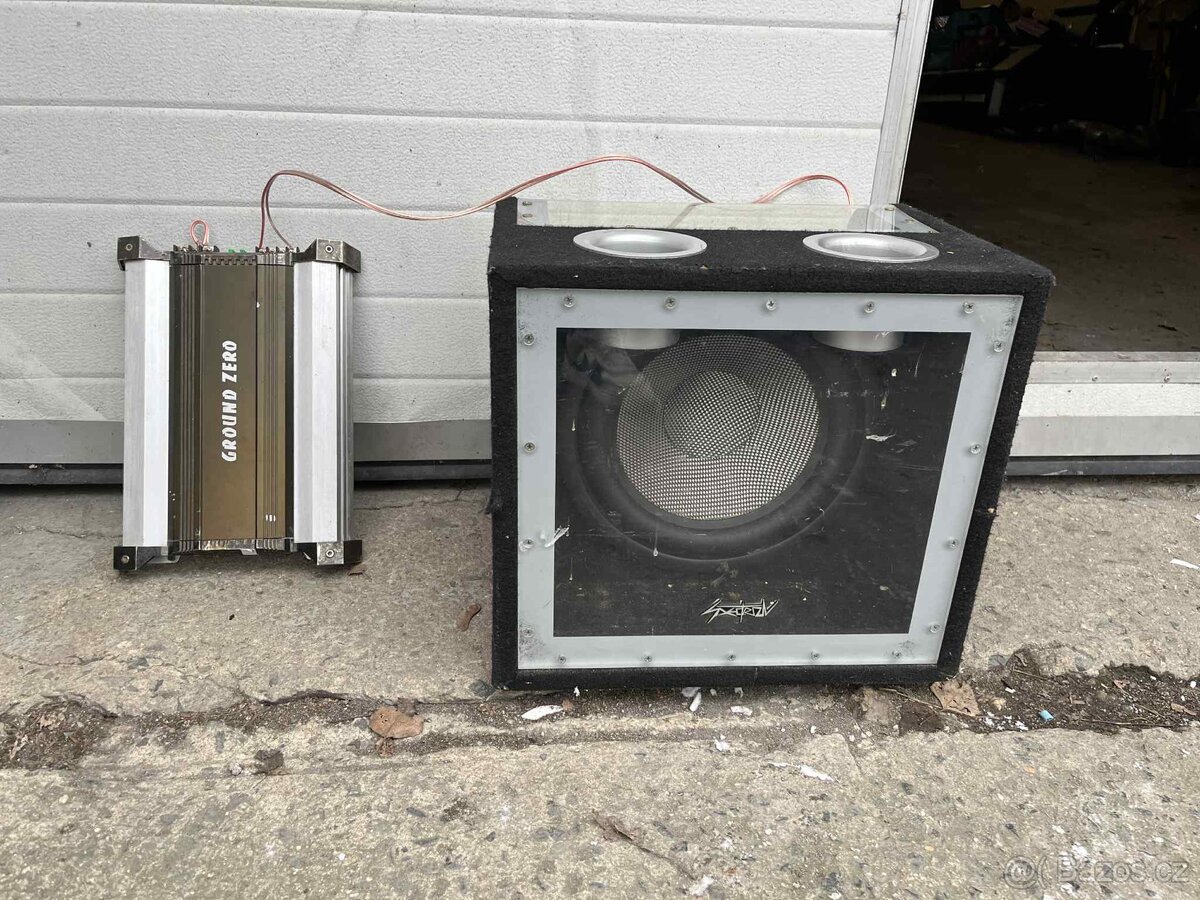 Subwoofer , zesilovač - 3
