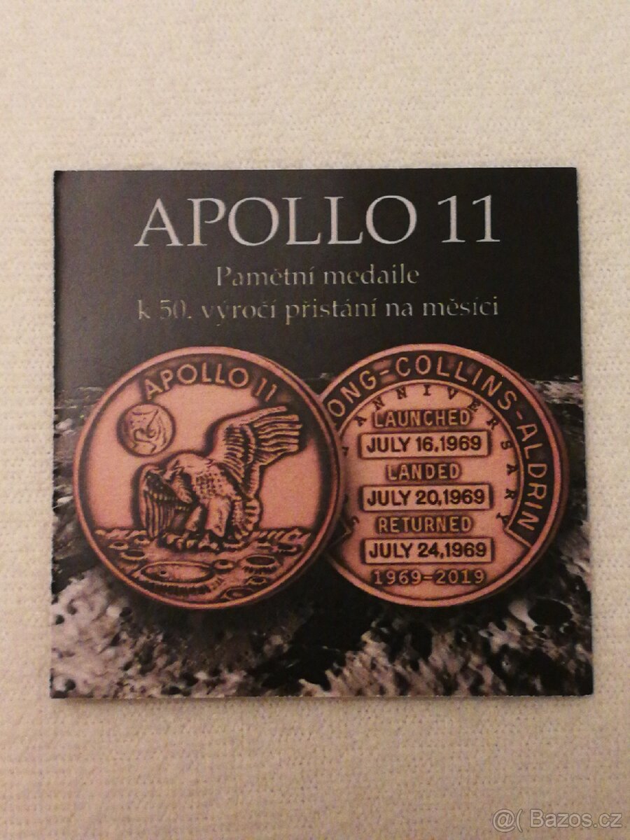 Pamětní medaile Apollo 11 - 3