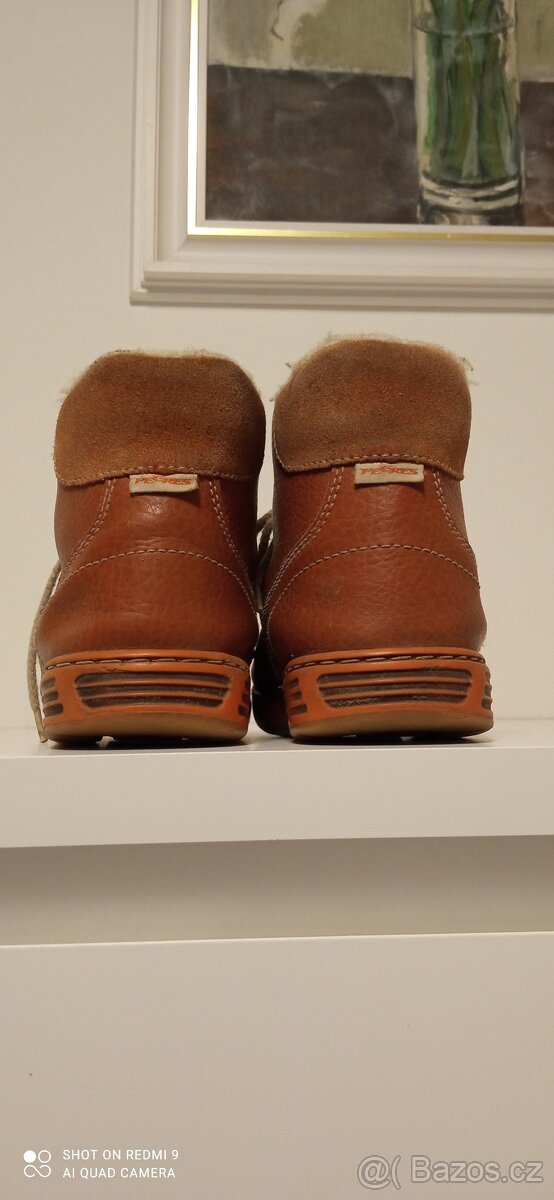 Zimní kožené boty vel. 27 - 3