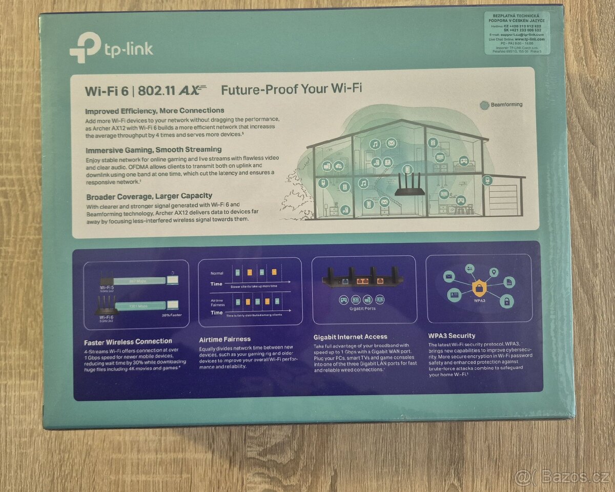 Prodám WiFi router AX1500 Next-Gen - 3