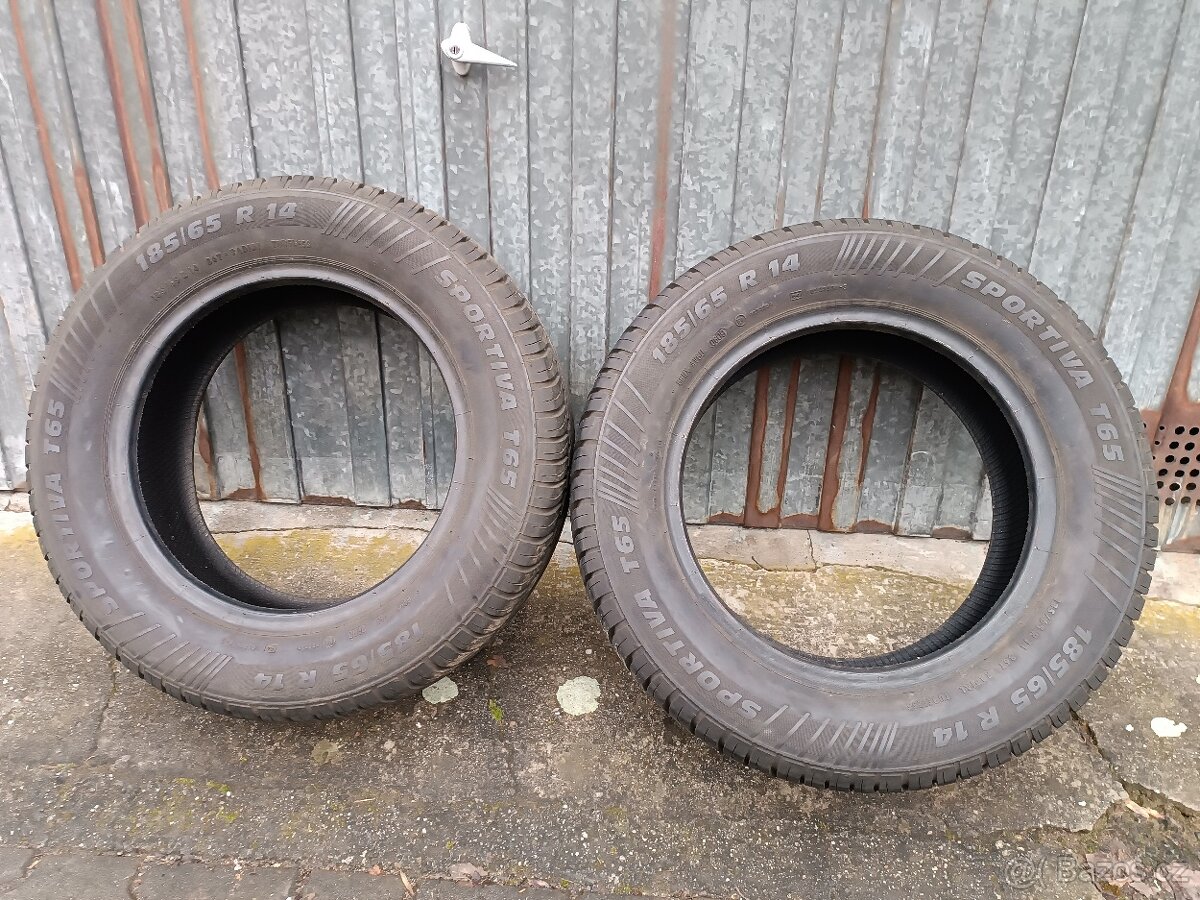 2ks letní pneu 185/65/14 - 3