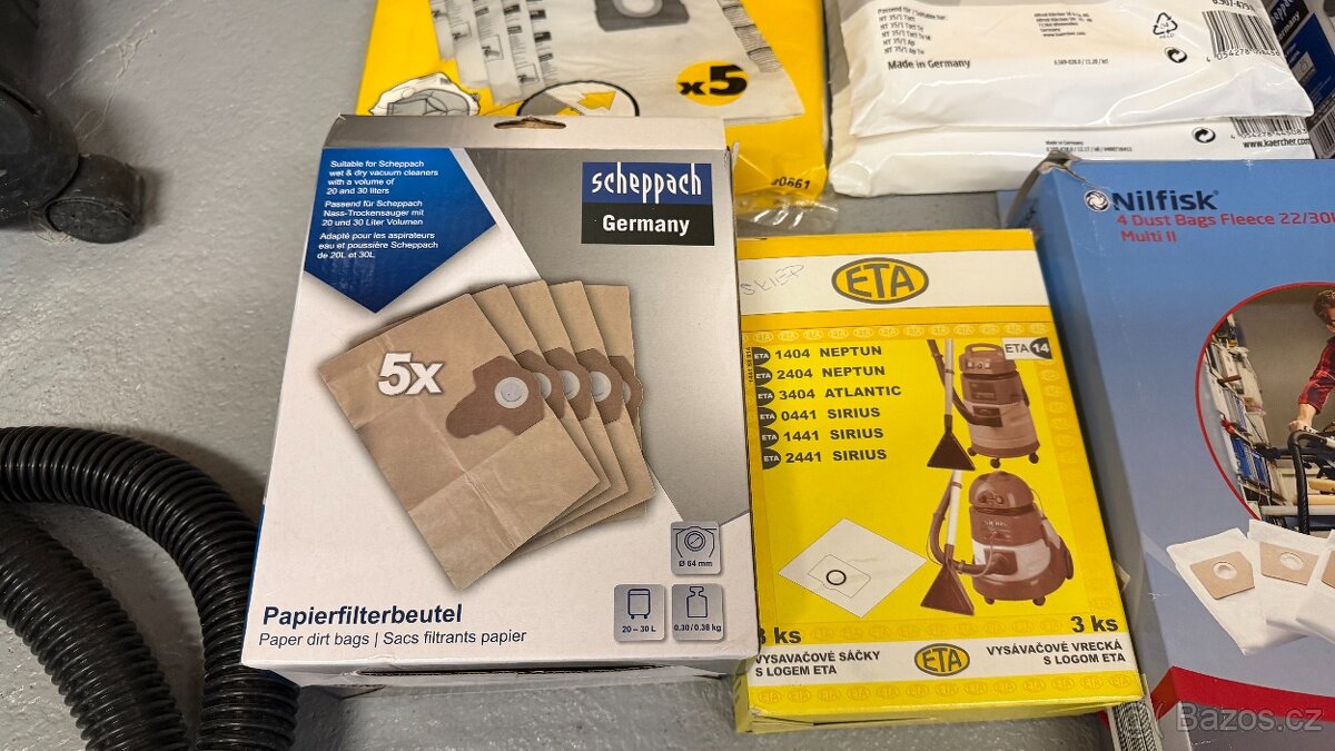 průmyslový hrnec vysavač objem 20litrů+ hadice 7m - 3