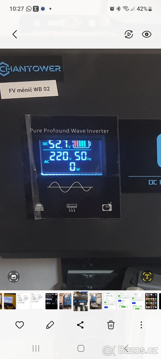 Měnič střídač 48V 230V. 2kW - 3