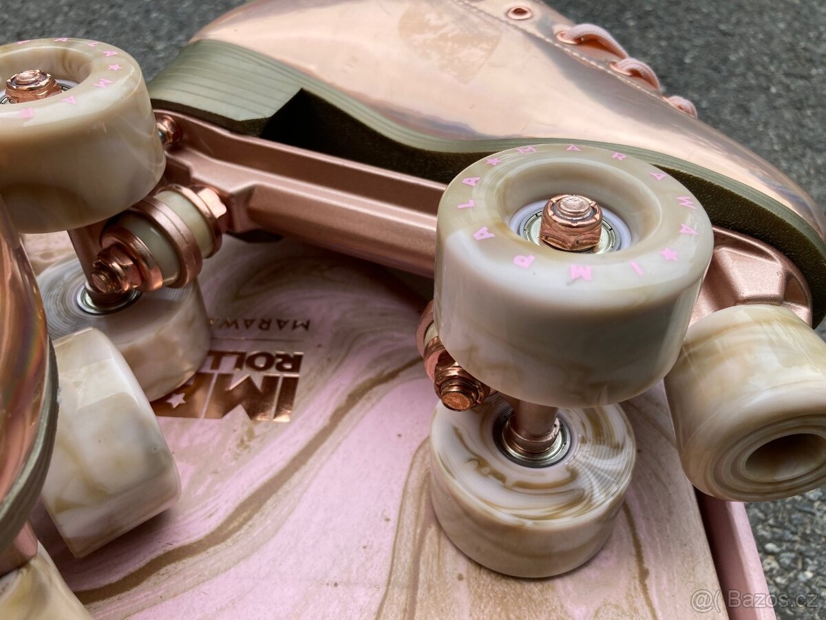 EU 38 - Nové Trekové kolečkové brusle Impala - marawa rose - 3