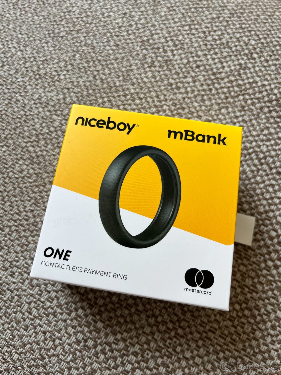 Platebni prsten Niceboy One, brushed black, vel.6 - 3