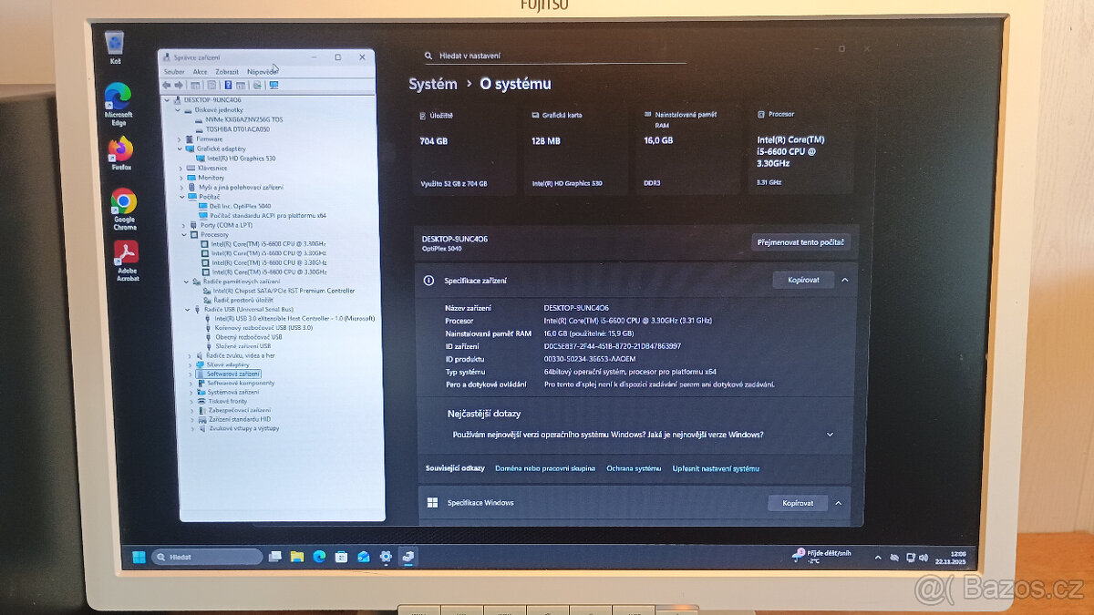 PC#225 počítač Dell Optiplex 5040, Core i5, 16GB, Win 11 - 3