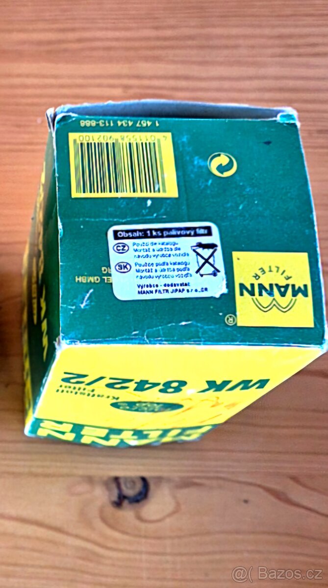 Palivový filtr MANN-FILTER WK 842/2 - 3