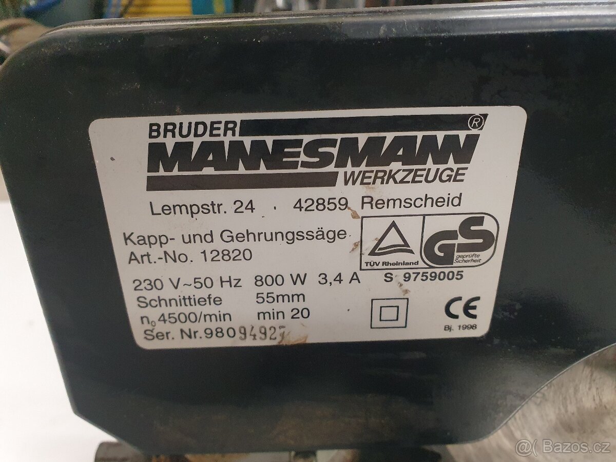 Kotoučová pokosová pila MANNESMANN - 3