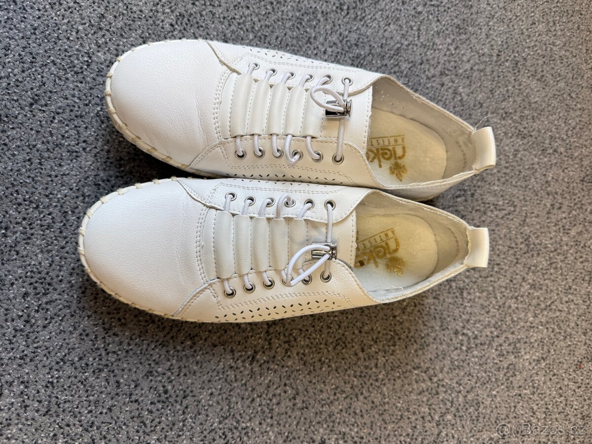 Dámské kožené boty Rieker vel.37 - 3