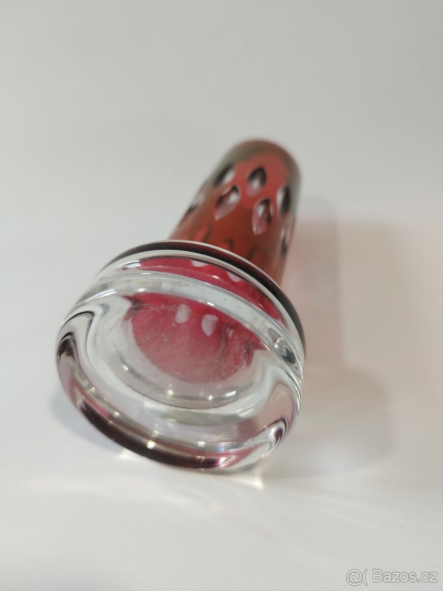 Váza červená Nový Bor - 3