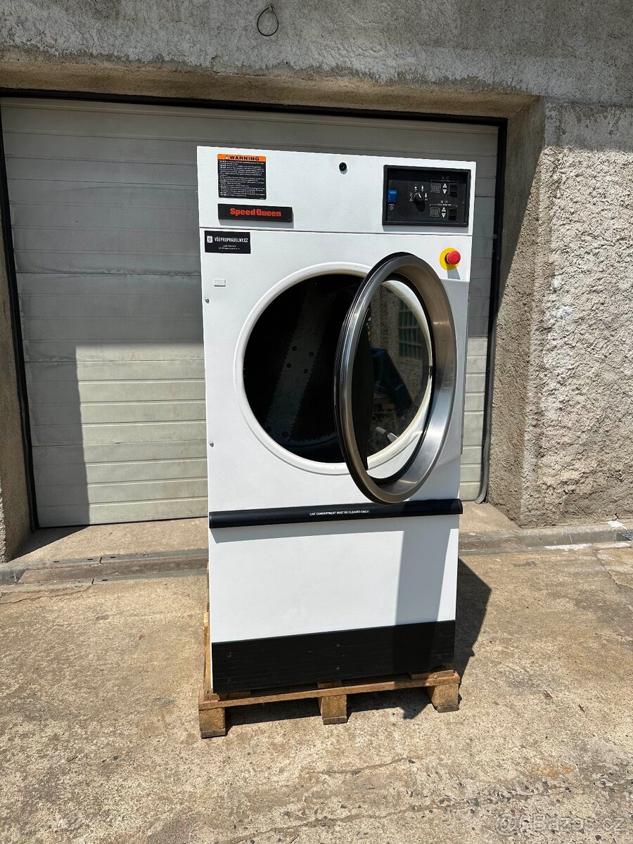 Profesionální průmyslová sušička SpeedQueen S350 - 16kg,plyn - 3