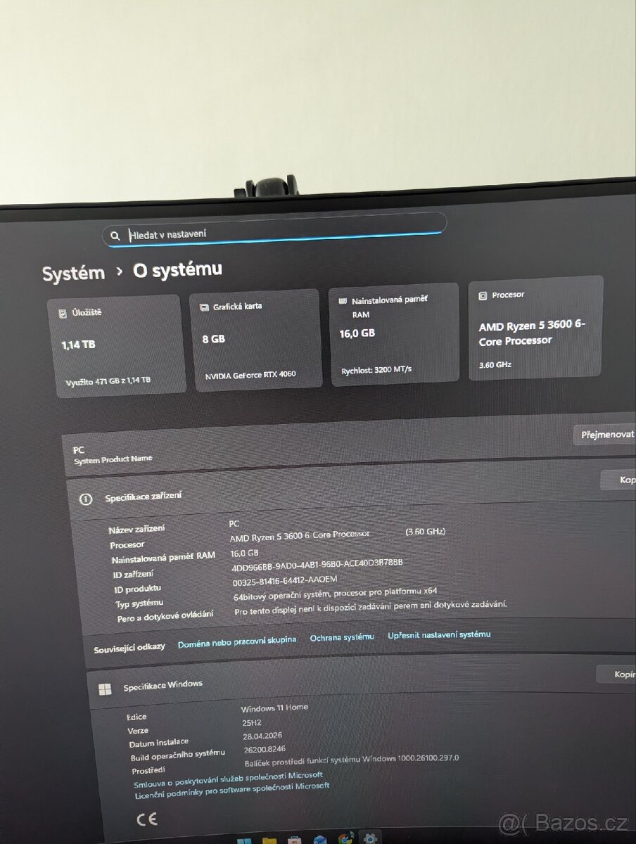Herní PC s rtx 4060 Aero - 3