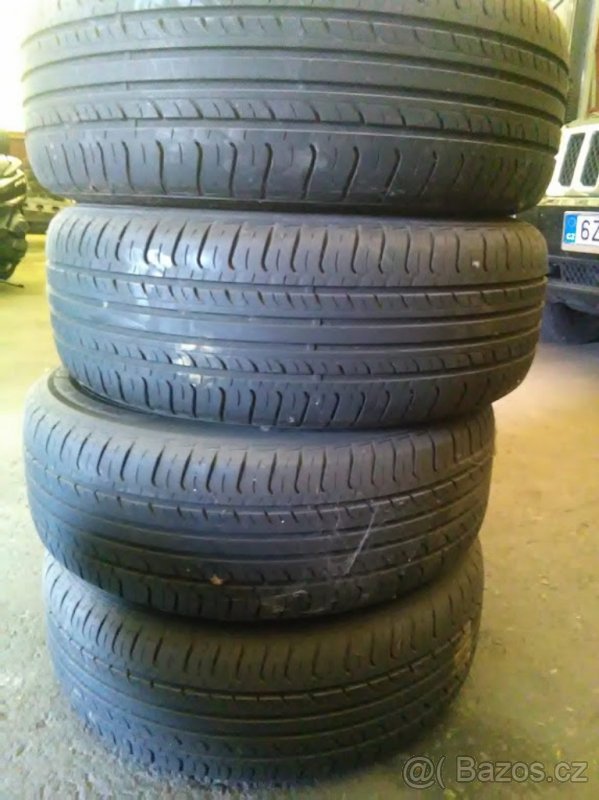 DISKY 4x100 RENAULT + PNEU LETNÍ 205/60/16 5-6mm - 3