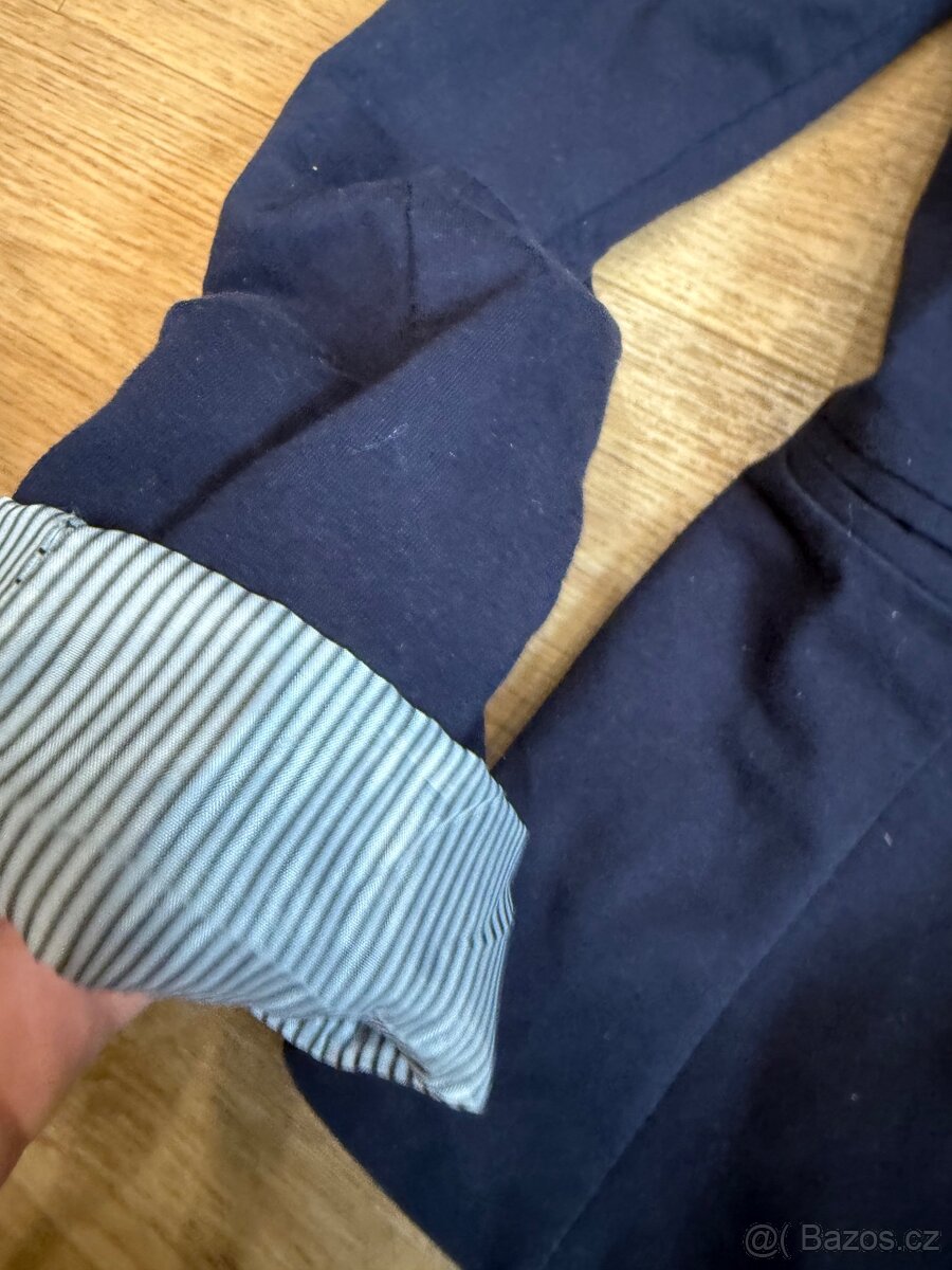 Tmavě modré sako velikost S - 3