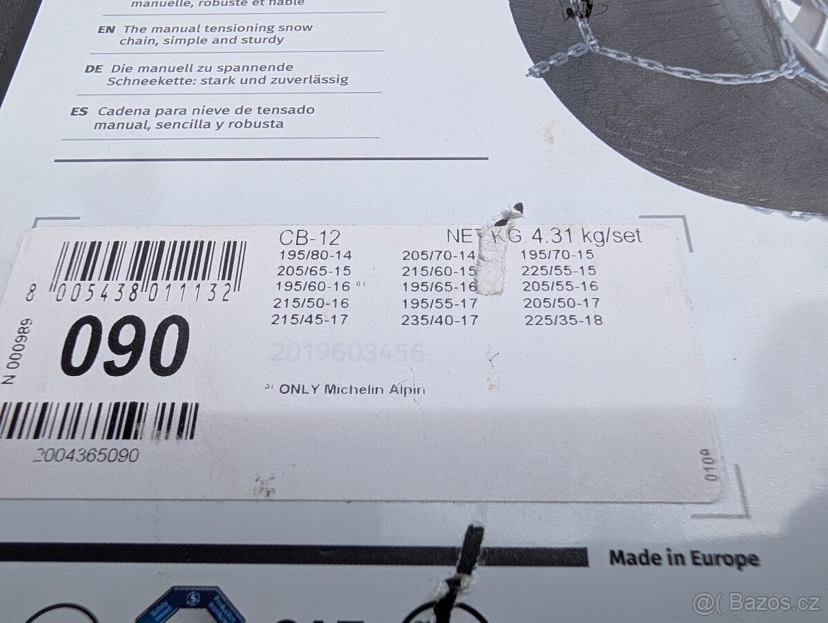 Sněhové řetězy Konig CB 12 - 090, nové - 3