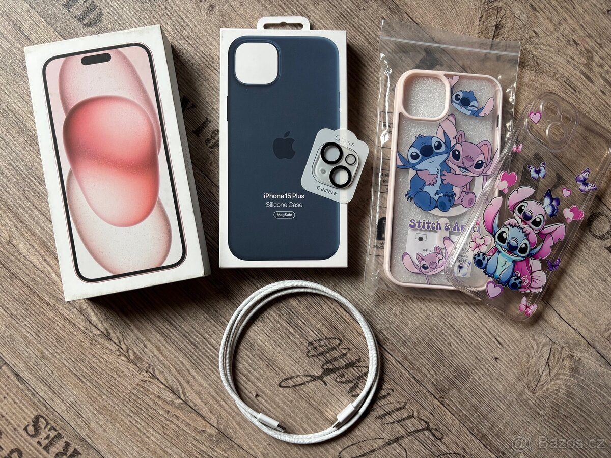 Apple iPhone 15 Plus 128GB v barvě pastelové pink - 3