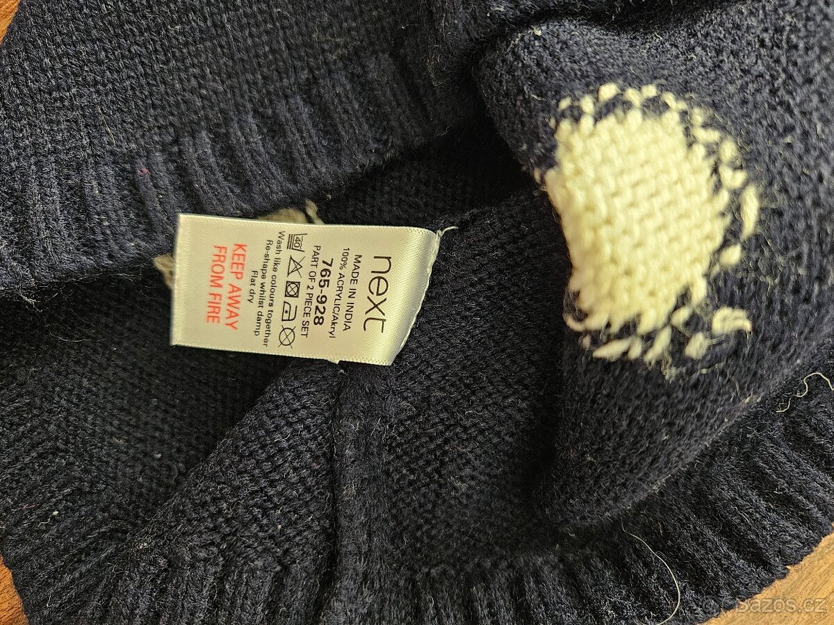 Dívčí zimní svetr Next vel. 68 - 3