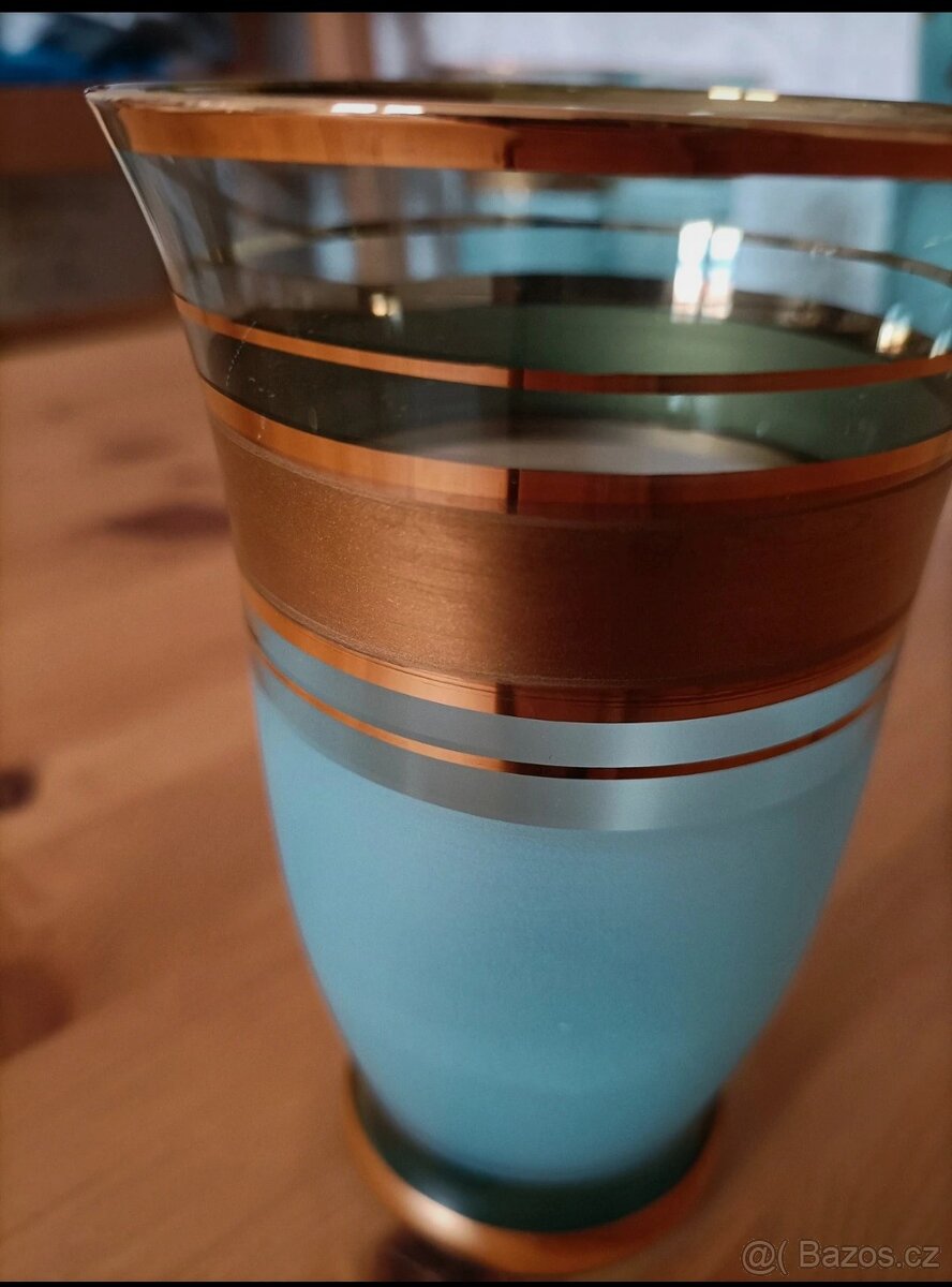 Skleněný servis, džbán, skleničky - 3