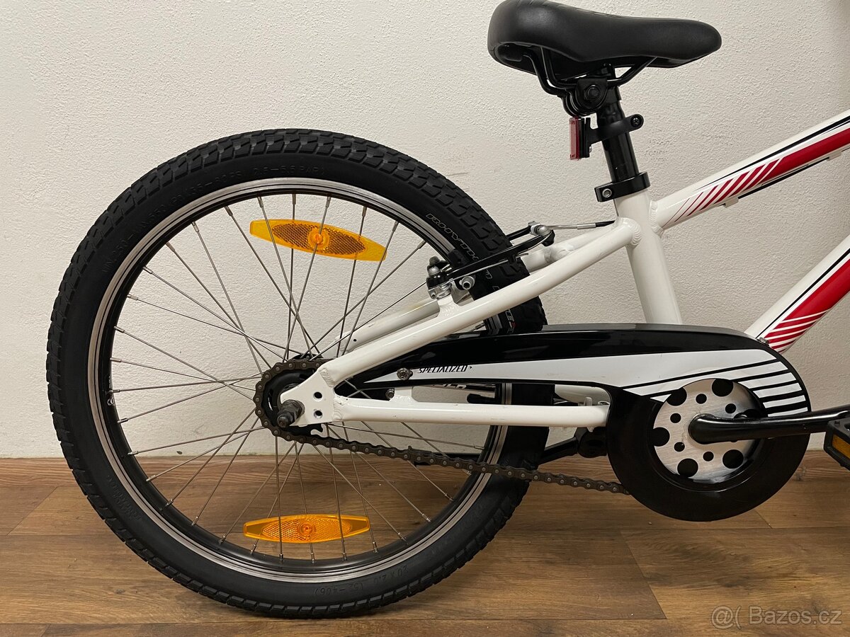 Dětské kolo Specialized Hotrock 20” Single Speed bílé - 3