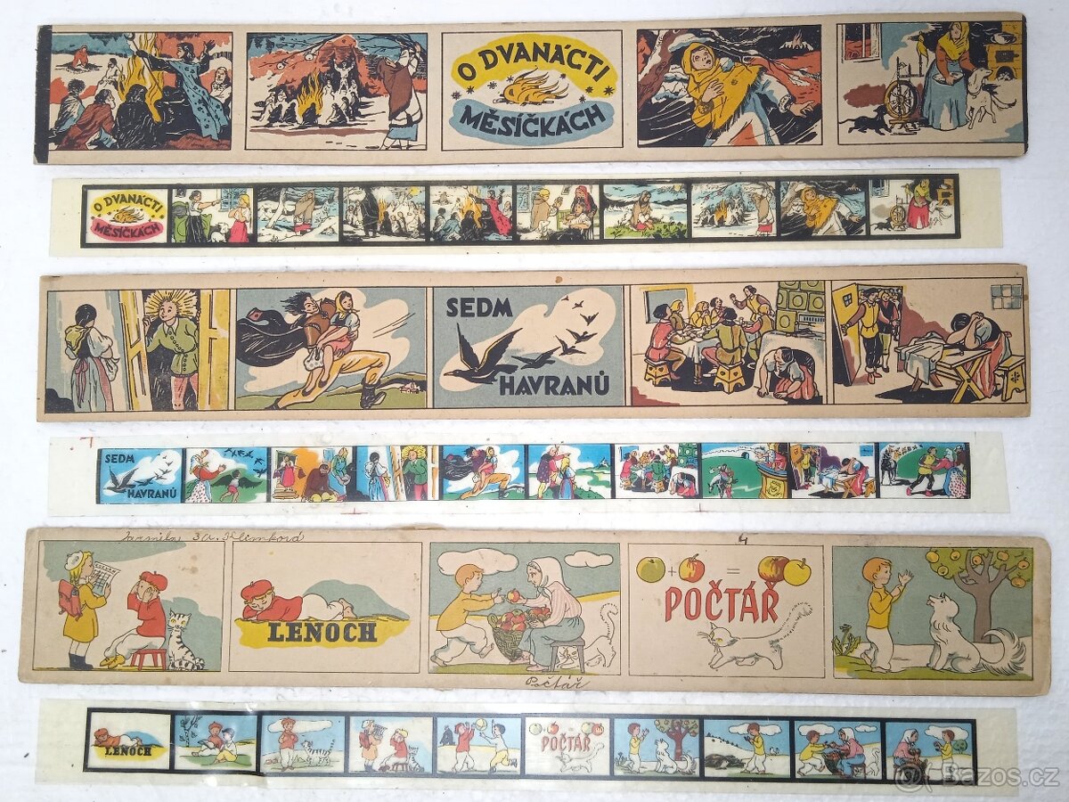 5x Retro pohádky do promítačky ČSSR - 3