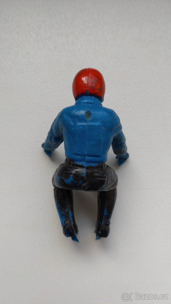 Retro Figurka motorkáře - 3