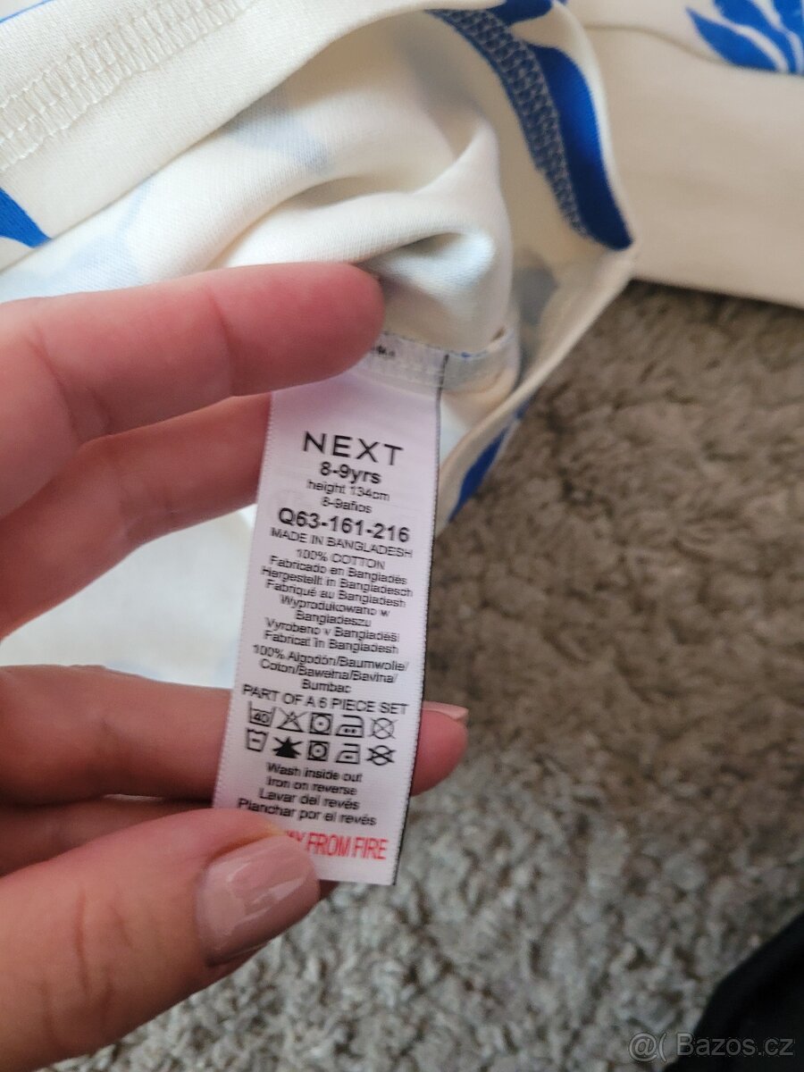 3pack dívčí dvoudílné pyžamo 134 - 3