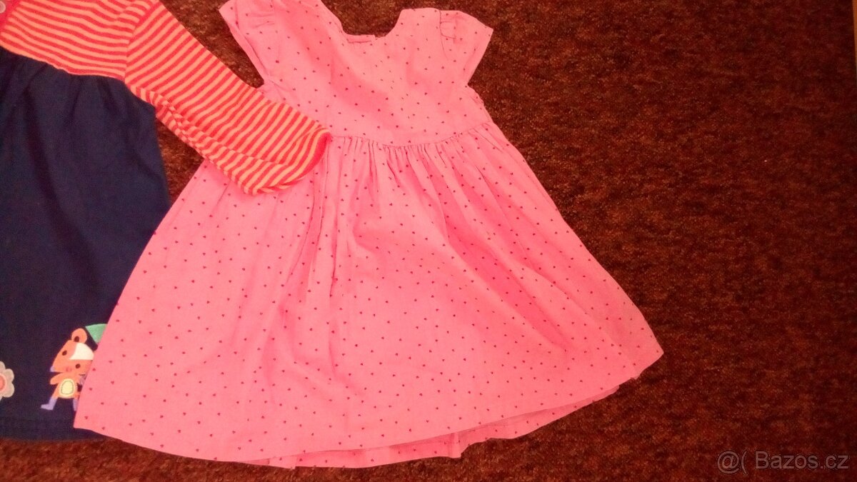 Dětské šatičky,vel.6-9 měsíců,cena celkem - 3