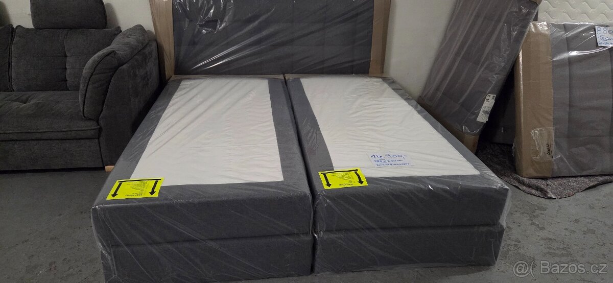 Nová Postel 160/180×200/220cm Boxspringsbett - 3