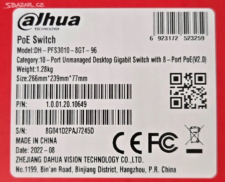 Dahua POE++ switch - 3