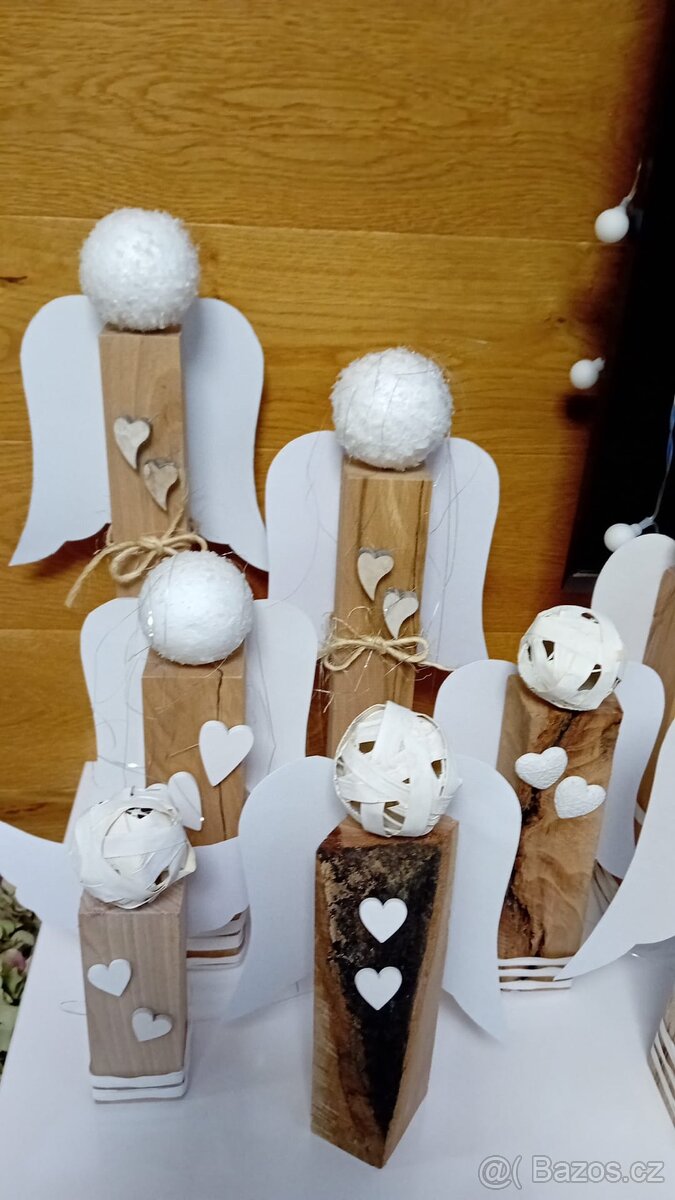 Dřevěné andělíčky - 3