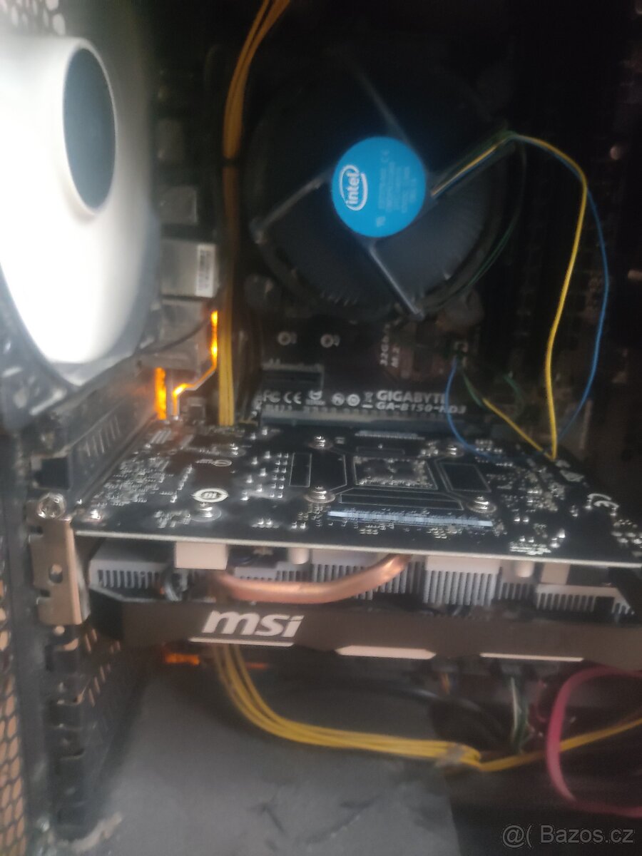 Prodám starší herní PC Intel core i5-6500 Ddr4 16gb ram Gr - 3