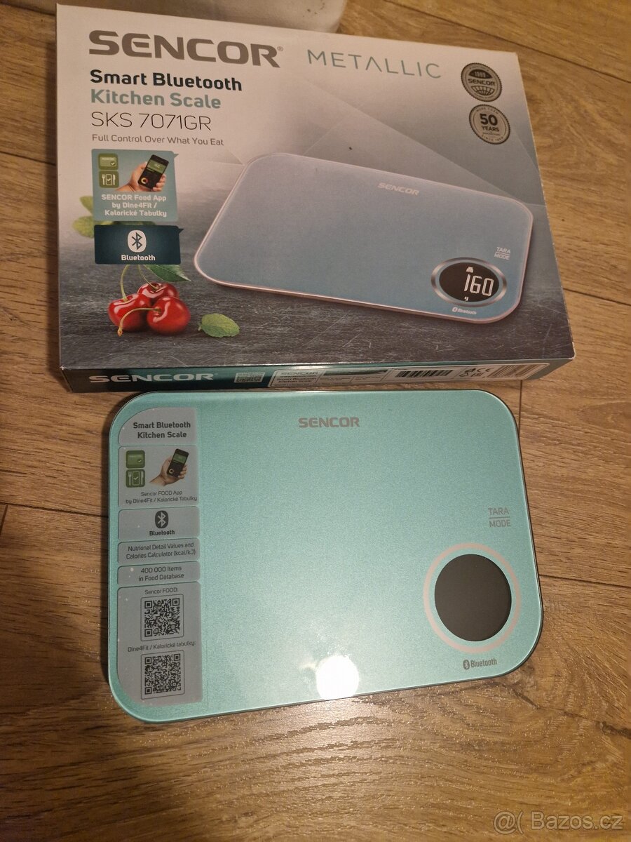 Nová kuchyňská váha Sencor SKS 7071GR s Bluetooth - 3