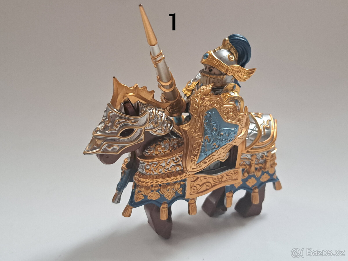Minifigurky rytíři (6), typ Lego - 3