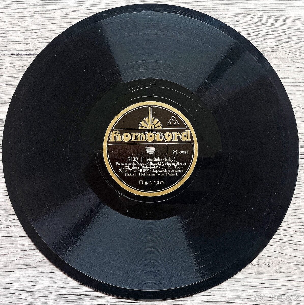 Sada 2 - 5 československých šelakových gramodesek 1930-1932 - 3