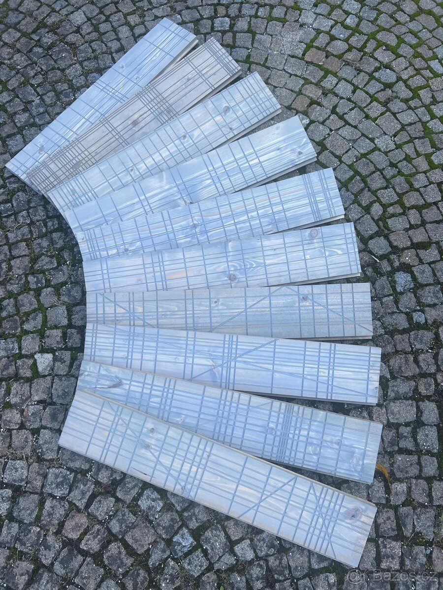 Levný dřevěný obklad Matrix šedá - 3