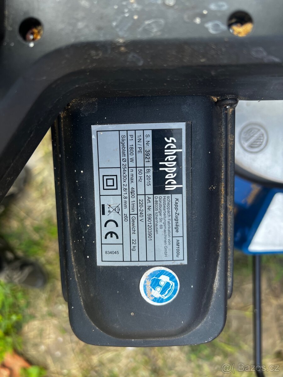 Pila Scheppach HM100lu - 3