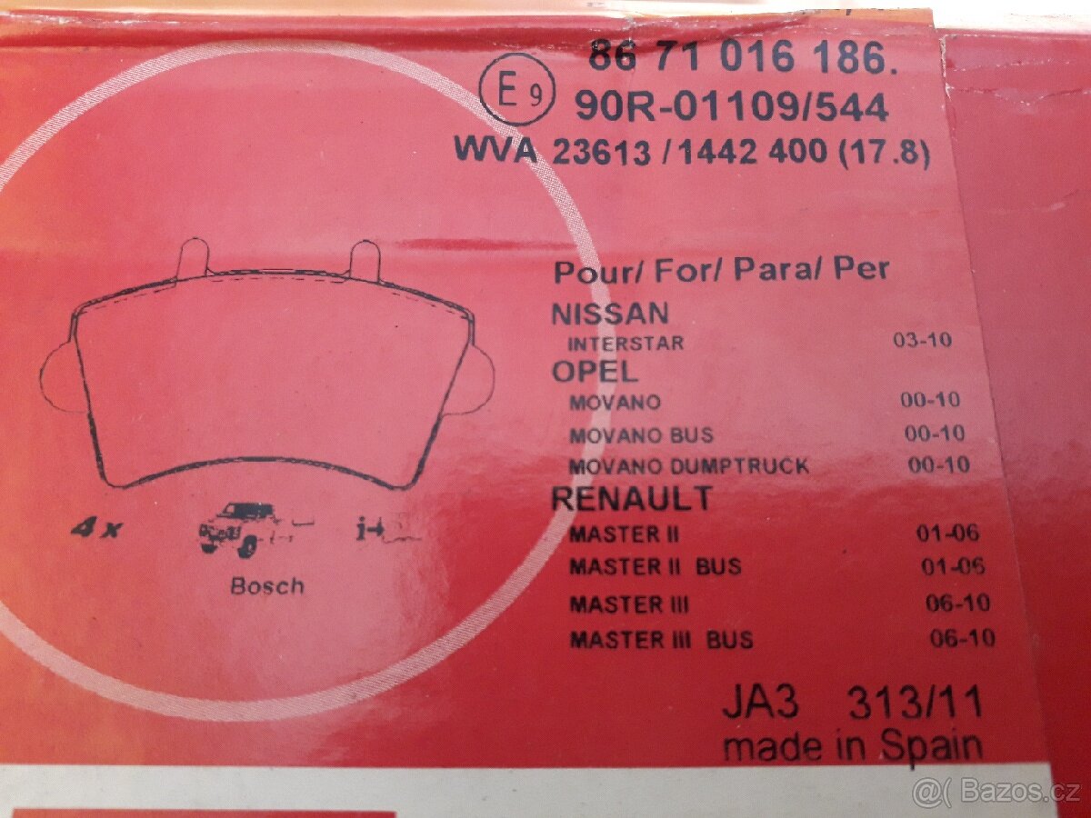 Prodám brzdove destičky - 3