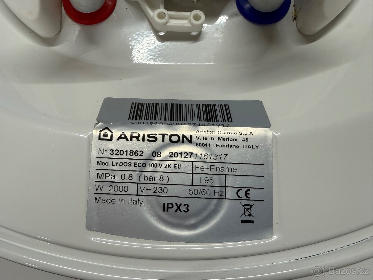 Ariston Lydos Eco 100 V 2K EU (100 litrů) - 3