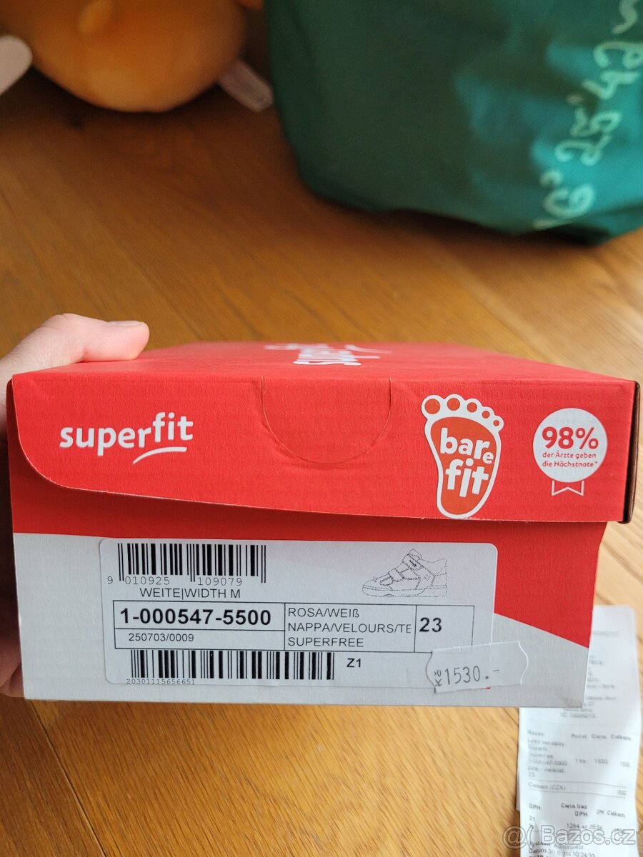 Sandálky Superfit superfree vel.č. 23 - 3