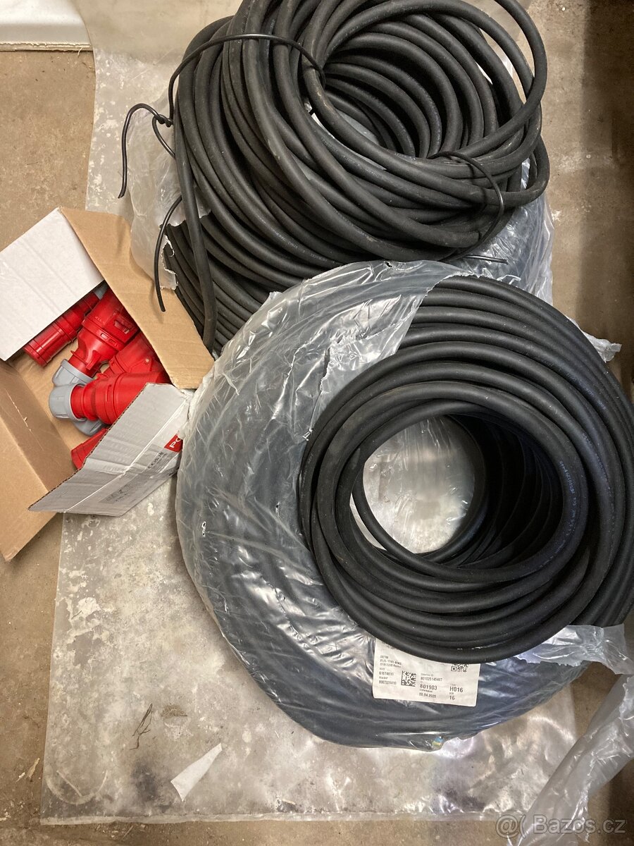 Nový kabel 400V 16A 5kolik H07RN-F - 3
