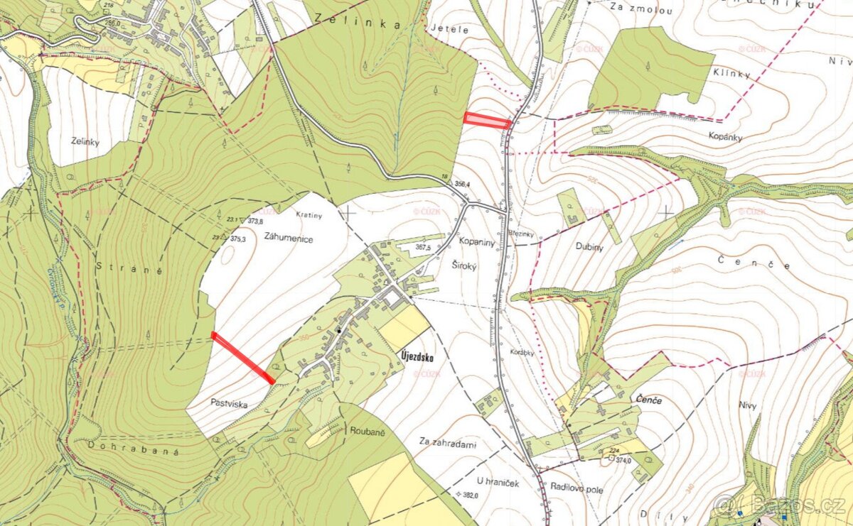 Zemědělská půda, prodej, Újezdsko, Kostelany, Kroměříž - 3