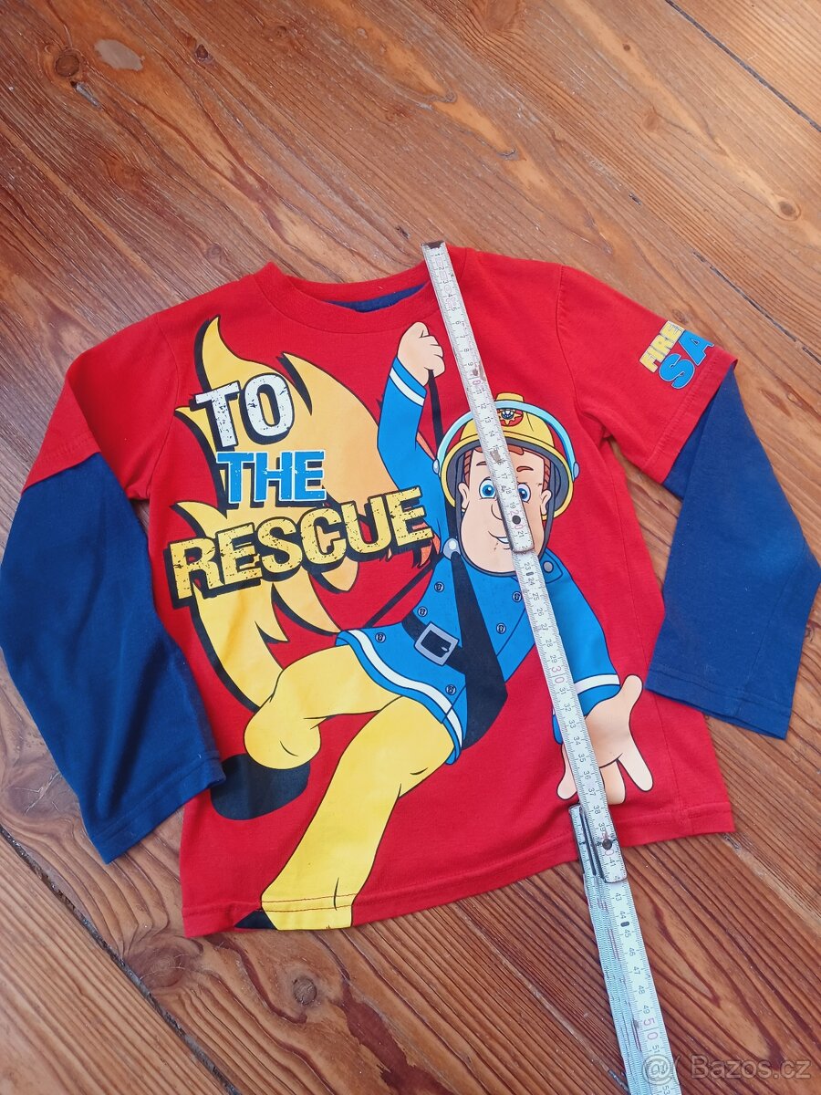 4x Triko dlouhý rukáv 104 - 3